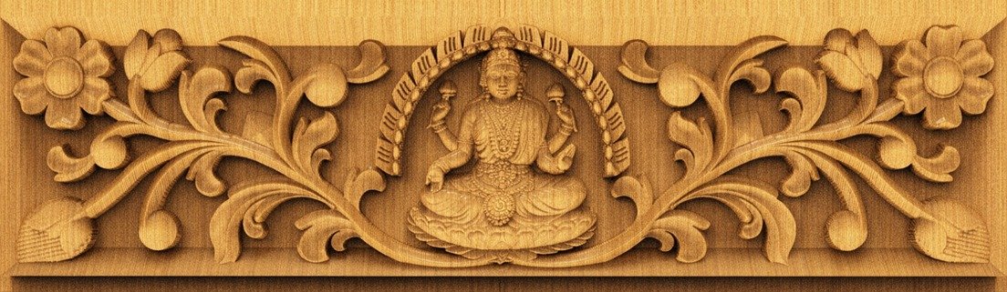 H God Frame - HB-36 Divine Carved Relief CNC Design